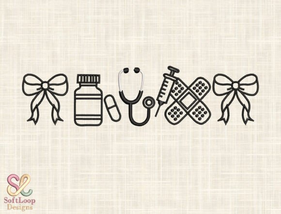 Healthcare Professional Embroidery File
