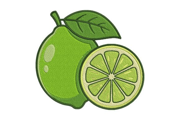 Lime Embroidery Design