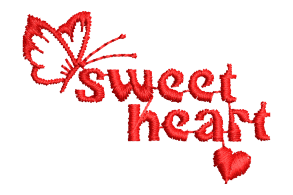 Sweet Heart Embroidery Design